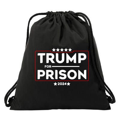 Donald Trump For Prison 2024 Trump In Jail Funny Prison Go Straight To Jail Drawstring Bag