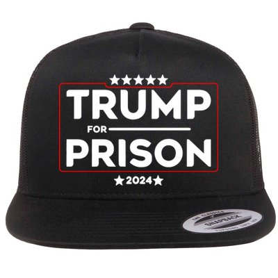 Donald Trump For Prison 2024 Trump In Jail Funny Prison Go Straight To Jail Flatbill Hat