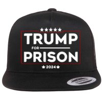 Donald Trump For Prison 2024 Trump In Jail Funny Prison Go Straight To Jail Flat Bill Trucker Hat