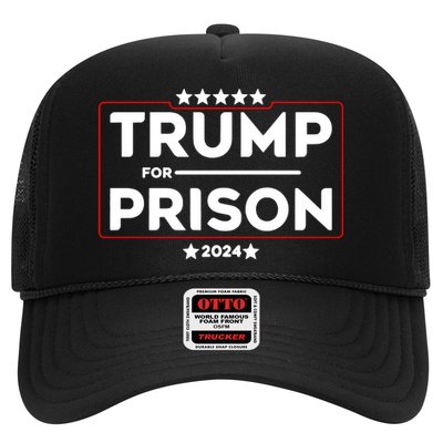 Donald Trump For Prison 2024 Trump In Jail Funny Prison Go Straight To Jail Trucker Hat