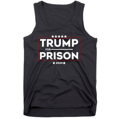 Donald Trump For Prison 2024 Trump In Jail Funny Prison Go Straight To Jail Tank Top