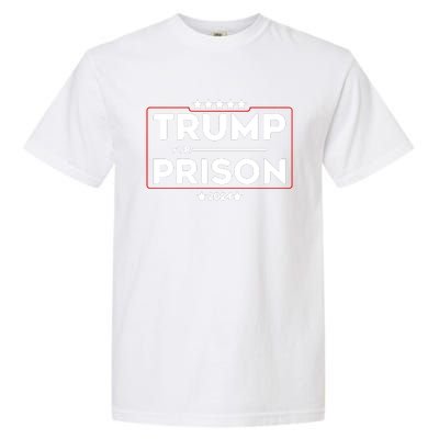 Donald Trump For Prison 2024 Trump In Jail Funny Prison Go Straight To Jail Garment-Dyed Heavyweight T-Shirt