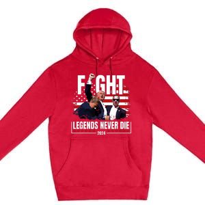 Donald Trump Fight Fighting Fighters Supporters Americans Premium Pullover Hoodie