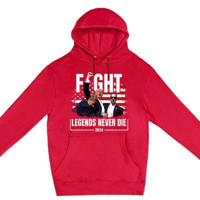 Donald Trump Fight Fighting Fighters Supporters Americans Premium Pullover Hoodie