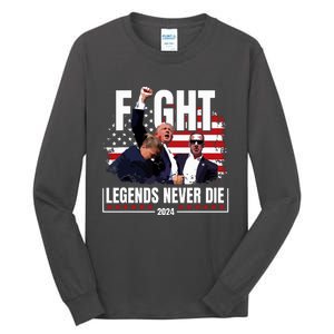 Donald Trump Fight Fighting Fighters Supporters Americans Tall Long Sleeve T-Shirt