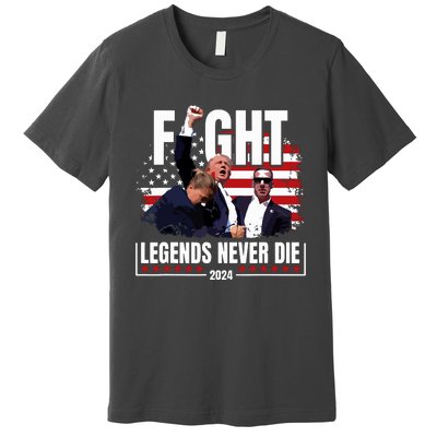 Donald Trump Fight Fighting Fighters Supporters Americans Premium T-Shirt