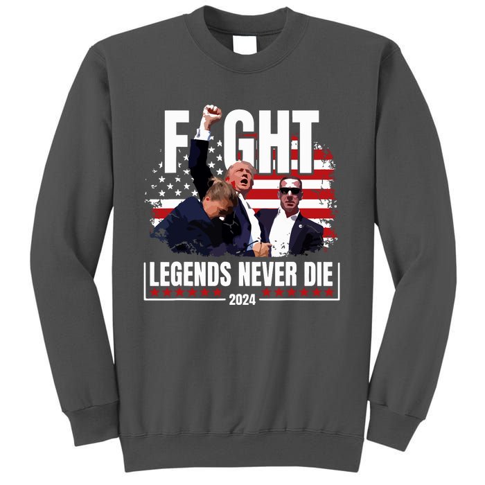 Donald Trump Fight Fighting Fighters Supporters Americans Tall Sweatshirt