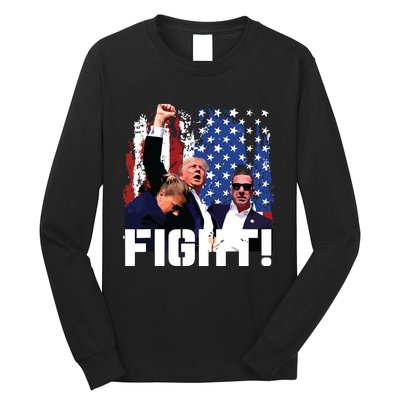 Donald Trump Fist Pump Long Sleeve Shirt