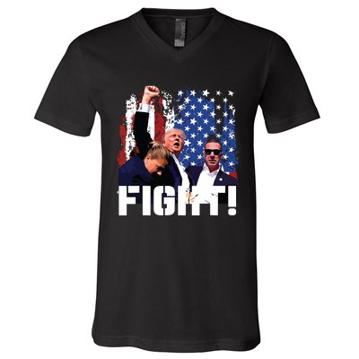 Donald Trump Fist Pump V-Neck T-Shirt