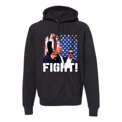 Donald Trump Fist Pump Premium Hoodie