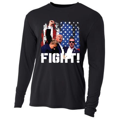 Donald Trump Fist Pump Cooling Performance Long Sleeve Crew