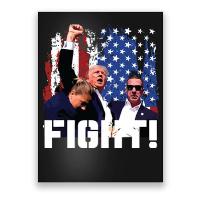 Donald Trump Fist Pump Poster