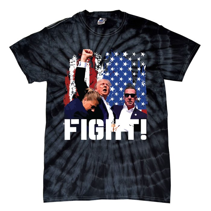 Donald Trump Fist Pump Tie-Dye T-Shirt