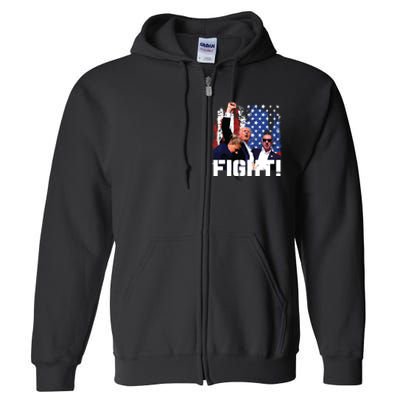 Donald Trump Fist Pump Full Zip Hoodie