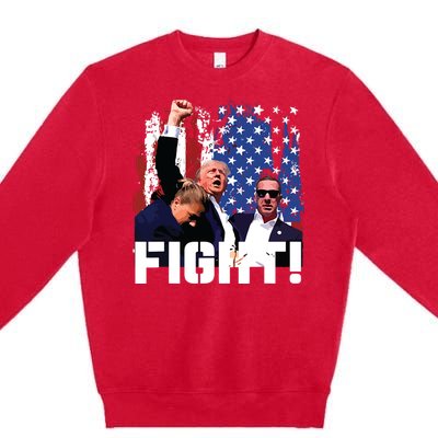 Donald Trump Fist Pump Premium Crewneck Sweatshirt