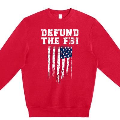 Defund The FBI Federal Bureau Anti FBI Corruption Premium Crewneck Sweatshirt