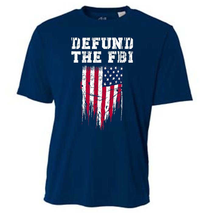 Defund The FBI Federal Bureau Anti FBI Corruption Cooling Performance Crew T-Shirt