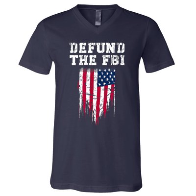 Defund The FBI Federal Bureau Anti FBI Corruption V-Neck T-Shirt