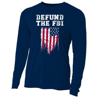 Defund The FBI Federal Bureau Anti FBI Corruption Cooling Performance Long Sleeve Crew