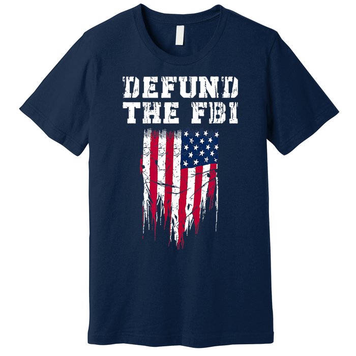 Defund The FBI Federal Bureau Anti FBI Corruption Premium T-Shirt