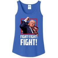 Donald Trump Fight Fighting Fighters Supporters Americans Great Gift Ladies Essential Tank