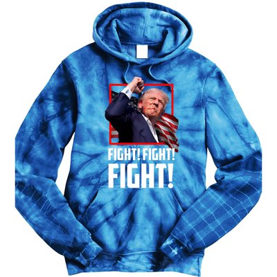 Donald Trump Fight Fighting Fighters Supporters Americans Great Gift Tie Dye Hoodie