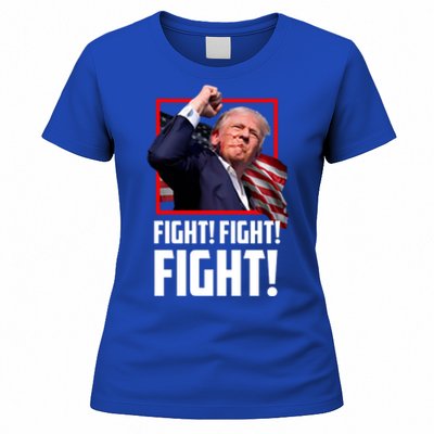 Donald Trump Fight Fighting Fighters Supporters Americans Great Gift Women's T-Shirt