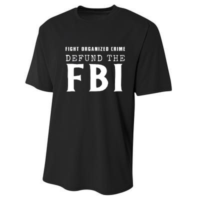 Defund The FBI Performance Sprint T-Shirt