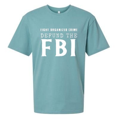 Defund The FBI Sueded Cloud Jersey T-Shirt