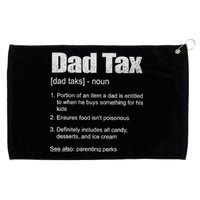 Dad Tax Funny Dad Tax Definition Father's Day Grommeted Golf Towel