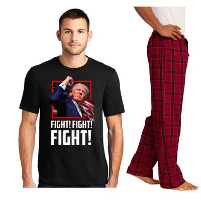 Donald Trump Fight Fighting Fighters Supporters Americans Pajama Set