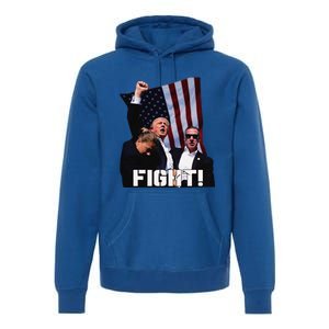 Donald Trump Fight Fighting Fighters Supporters Americans Premium Hoodie