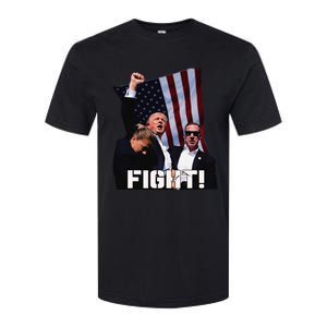 Donald Trump Fight Fighting Fighters Supporters Americans Softstyle CVC T-Shirt