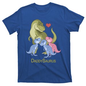 Daddysaurus Trex Father And Dinosaur Cute Gift T-Shirt