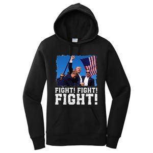 Donald Trump Fight Fighting Fighters Supporters Americans Women's Pullover Hoodie