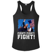 Donald Trump Fight Fighting Fighters Supporters Americans Ladies PosiCharge Competitor Racerback Tank