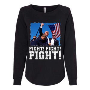 Donald Trump Fight Fighting Fighters Supporters Americans Womens California Wash Sweatshirt