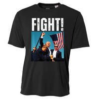 Donald Trump Fight Fist 2024 Premium Cooling Performance Crew T-Shirt