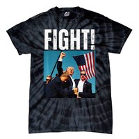 Donald Trump Fight Fist 2024 Premium Tie-Dye T-Shirt