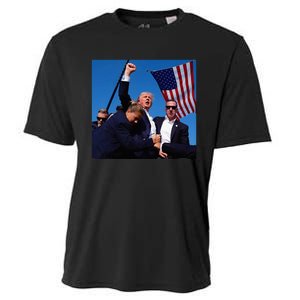 Donald Trump Fight Fist 2024 Cooling Performance Crew T-Shirt