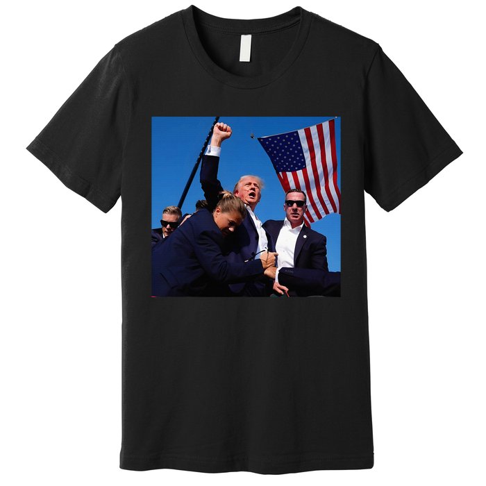 Donald Trump Fight Fist 2024 Premium T-Shirt