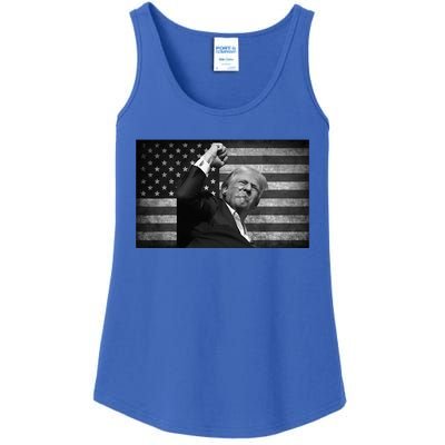 Donald Trump Fight For Freedom Ladies Essential Tank