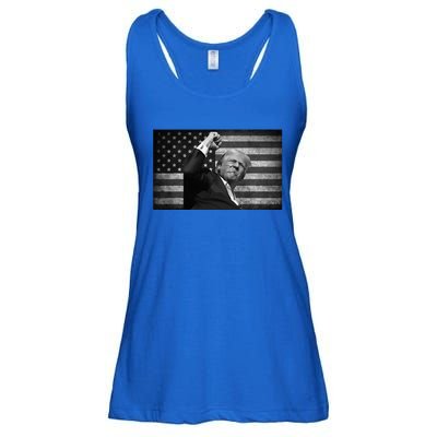 Donald Trump Fight For Freedom Ladies Essential Flowy Tank