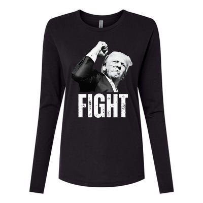 Donald Trump Fist Pump Donald Trump Shooting Womens Cotton Relaxed Long Sleeve T-Shirt