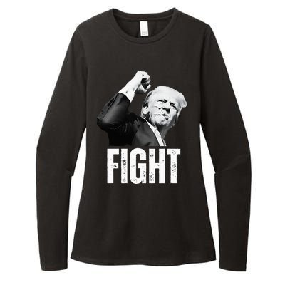 Donald Trump Fist Pump Donald Trump Shooting Womens CVC Long Sleeve Shirt