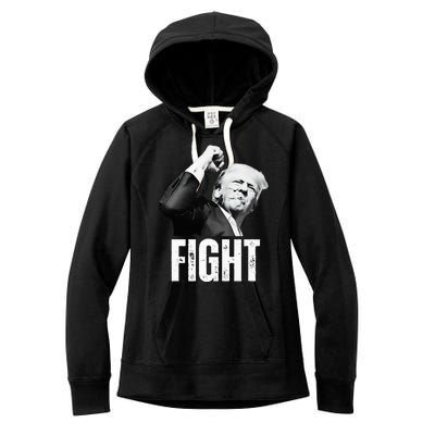 Donald Trump Fist Pump Donald Trump Shooting Women's Fleece Hoodie