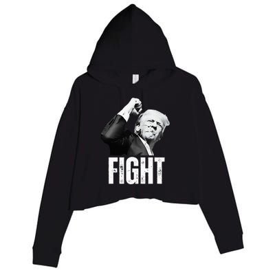 Donald Trump Fist Pump Donald Trump Shooting Crop Fleece Hoodie