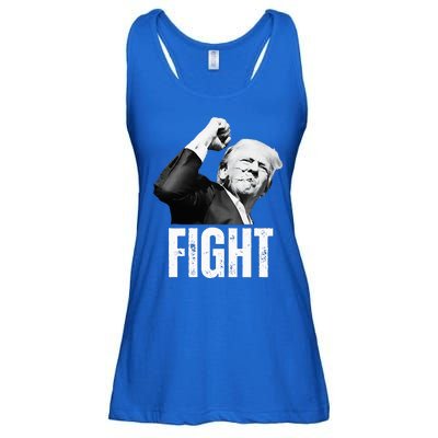 Donald Trump Fist Pump Donald Trump Shooting Ladies Essential Flowy Tank