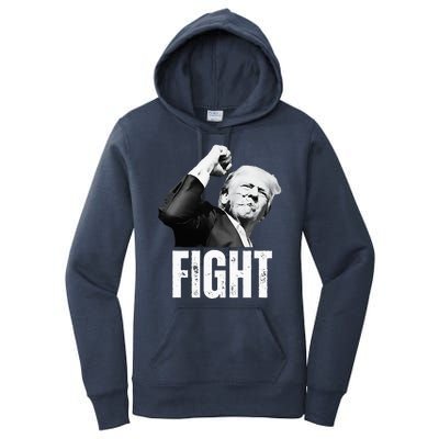 Donald Trump Fist Pump Donald Trump Shooting Women's Pullover Hoodie