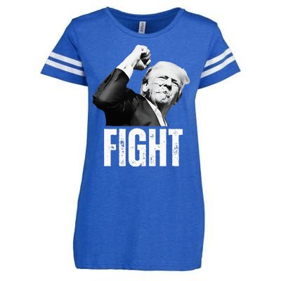 Donald Trump Fist Pump Donald Trump Shooting Enza Ladies Jersey Football T-Shirt